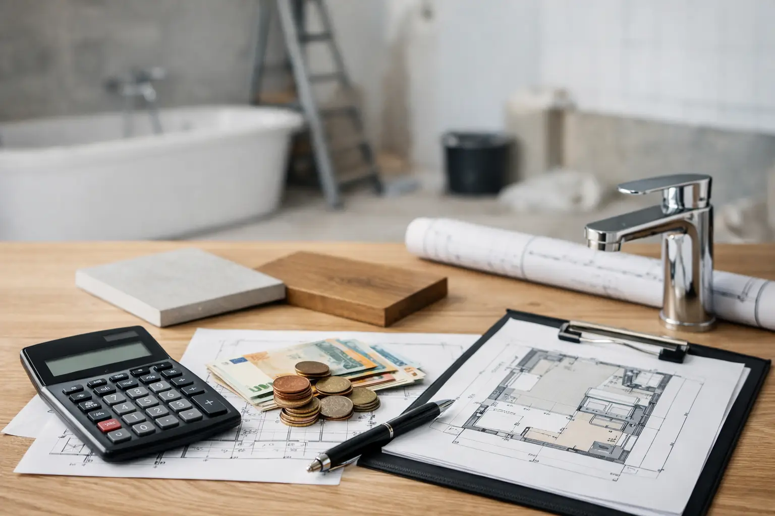 Eksempel budsjett for badrenovering