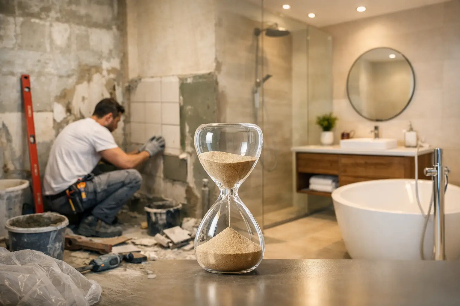 Hvor lang tid tar badrenovering?