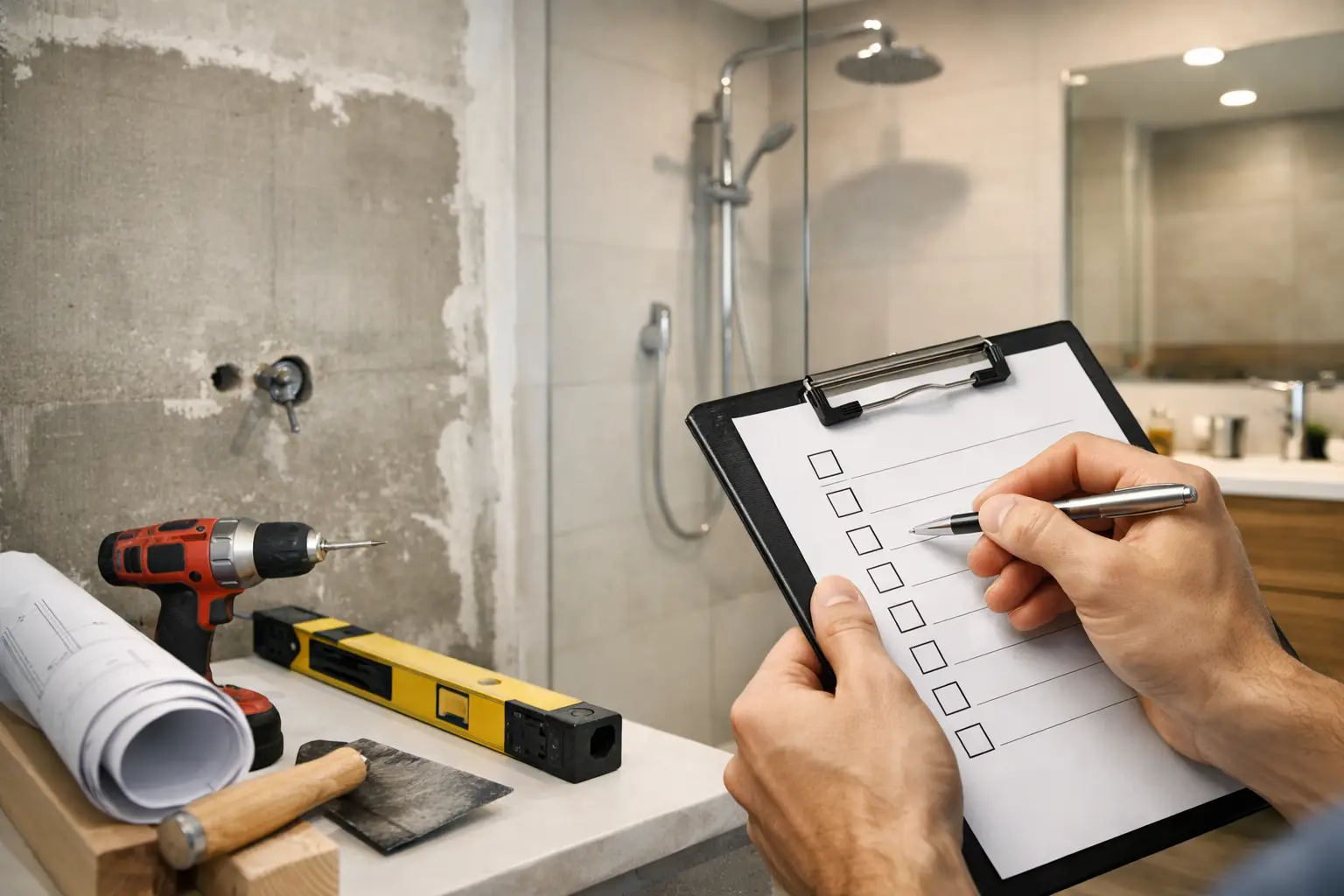 Baderomsrenovering: kvalitetssikring og sjekkliste